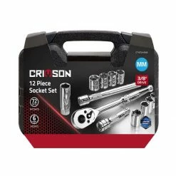 Crimson Force Tools 12 Piece 3/8" Drive Metric Set In Case - 7019306 - Sockets & Socket Sets