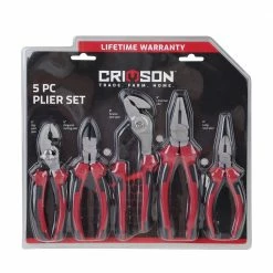 Crimson Force 5 Piece Pliers Set - CT-2432-016 - Cutters & Nippers
