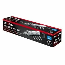 Crimson Force Tools 5 Piece 1/2" Drive Impact Bit Driver Set - 7019620 - Sockets & Socket Sets
