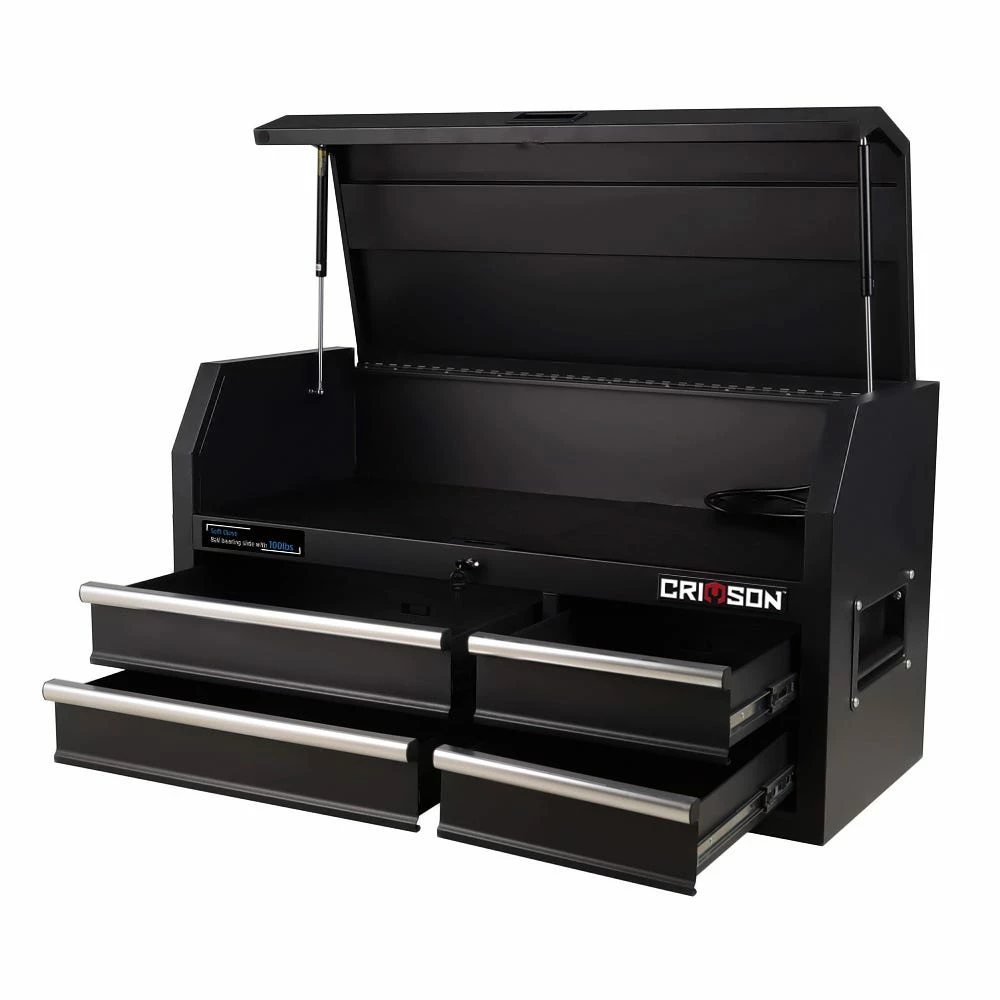 Crimson Force Top 4 Drawer 42" Gloss Black - CT421804ASC-RK - Tool Boxes - Image 2