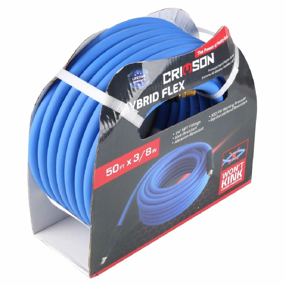 Crimson Force Air Hose Hybird Flex 3/8" x 50' - RKF-89-920-0204-49633 - Air Compressor Accessories - Image 3