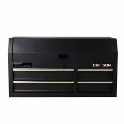 Crimson Force Top 4 Drawer 42" Gloss Black - CT421804ASC-RK - Tool Boxes