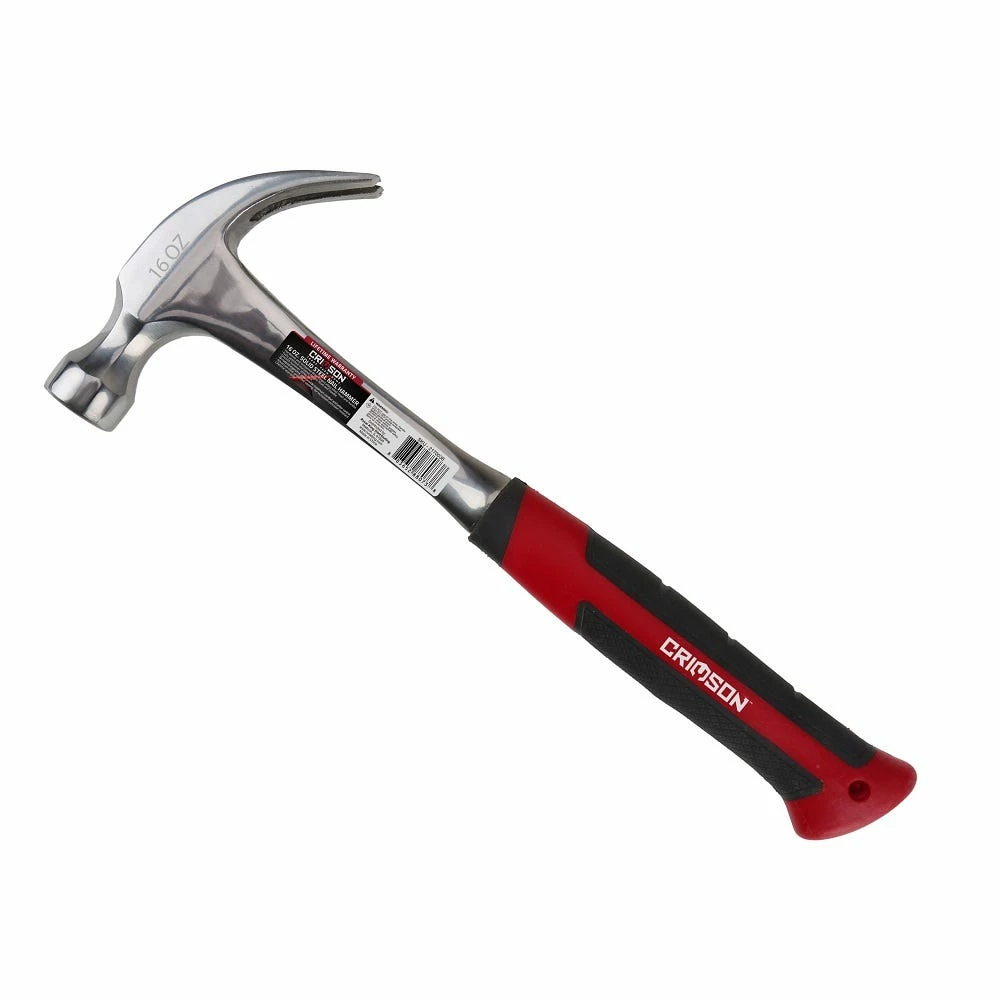 Crimson Force 16 oz. Solid Steel Nail Hammer - CT-2421-001 - Hammers & Striking Tools