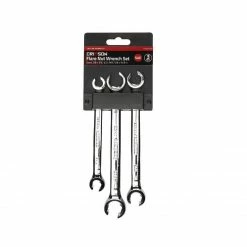 Crimson Force Tools 3 Piece SAE Flare Nut Wrench Set - 7019016 - Sockets & Socket Sets
